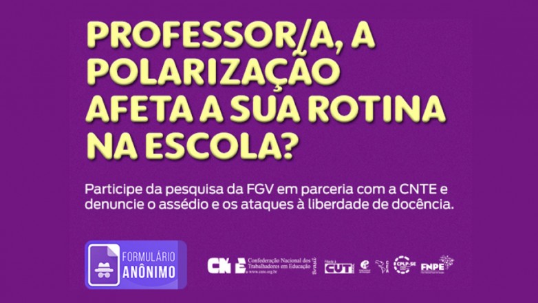 CNTE intensifica mobilização para pesquisa sobre os desafios enfrentados pelos professores em sala de aula