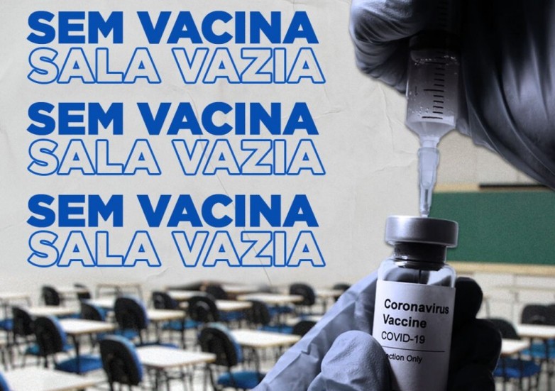 FETEMS e afiliados dizem NÃO as aulas presenciais ou híbridas sem que todos sejam vacinados