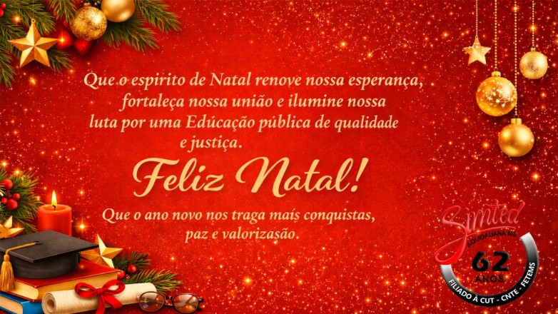 Mensagem de Natal - SIMTED Aquidauana
